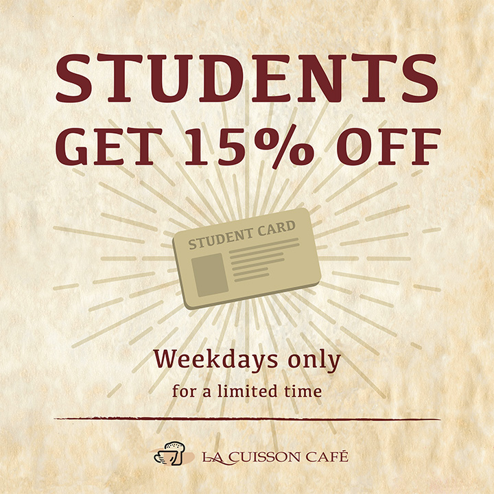 Student Discount Poster